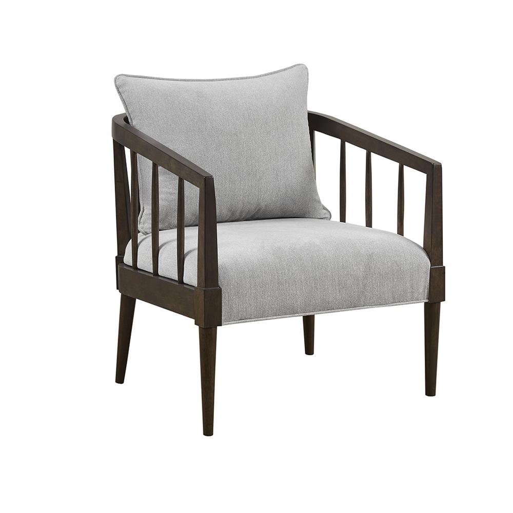 Spindle Accent Armchair with Removable Back Pillow, 29x28, TBD