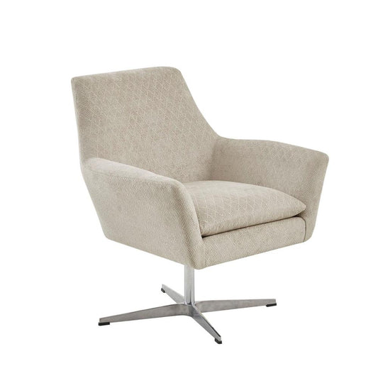 Dorian Swivel Chair, Cream