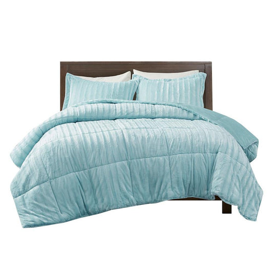 100% Polyester Faux Fur Comforter Mini Set ID12-2041