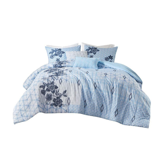 100% Cotton 5pcs Comforter-Set