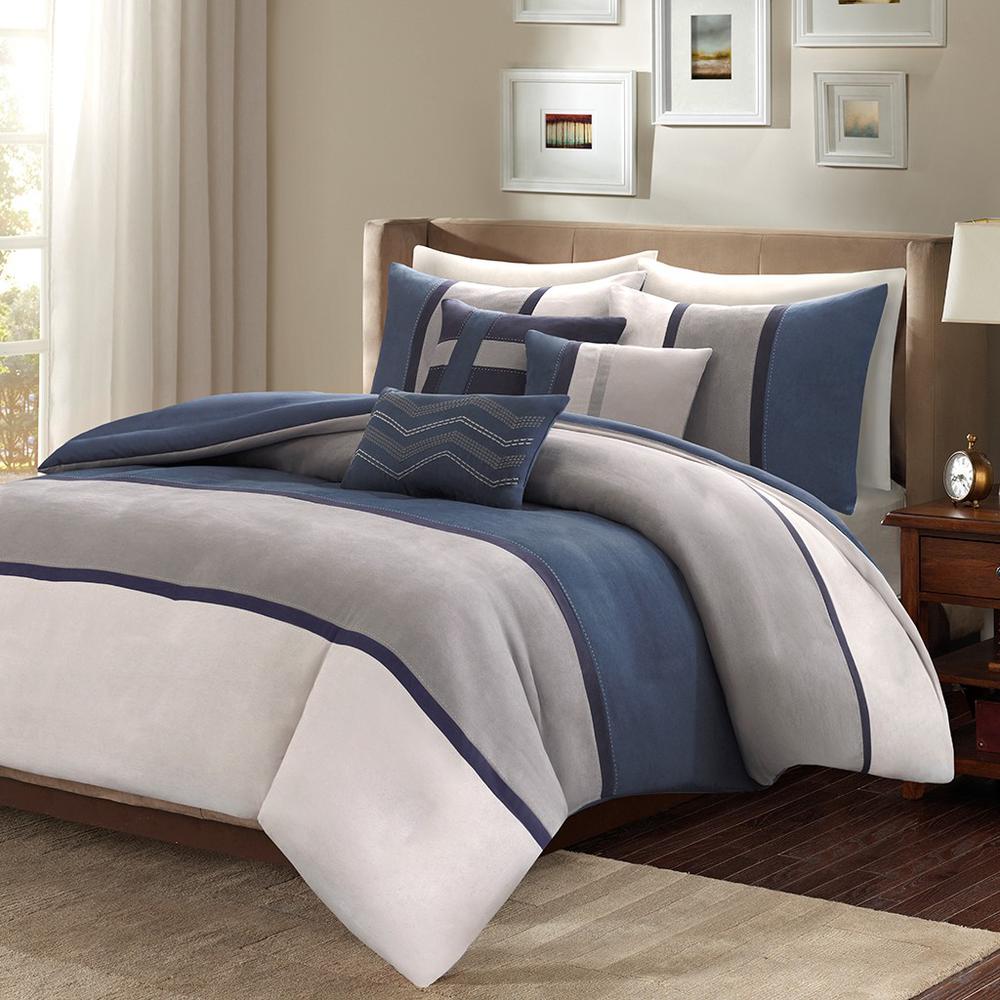 100% Polyester Microsuede Pieced 6 pcs Duvet Cover Set,MP12-3060