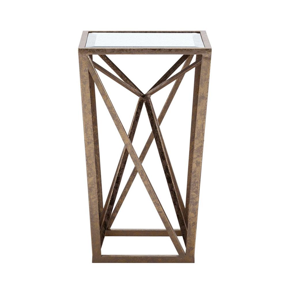 Zee Angular Mirror Accent Table