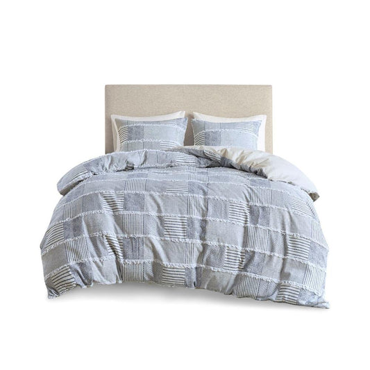 100% Cotton Clipped Jacquard Duvet Set