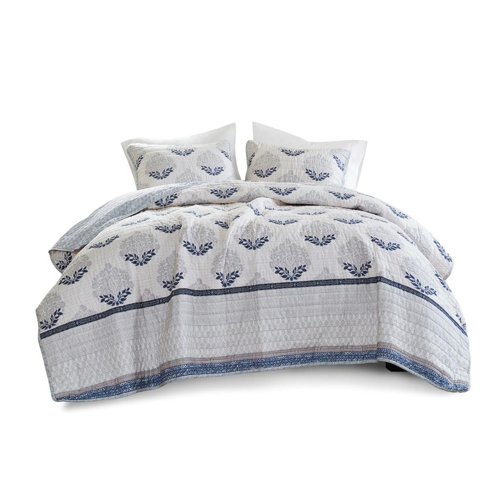 100% Cotton Printed Coverlet Set MP13-7273