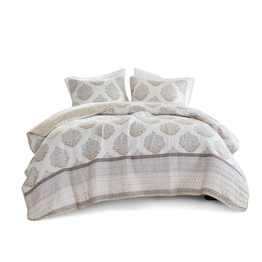 100% Cotton Printed Coverlet Set MP13-7276