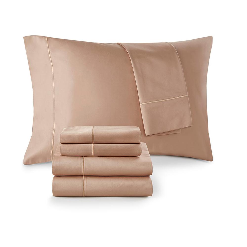 100% Pima Cotton Sateen Antimicrobial Sheet Set MP20-8003