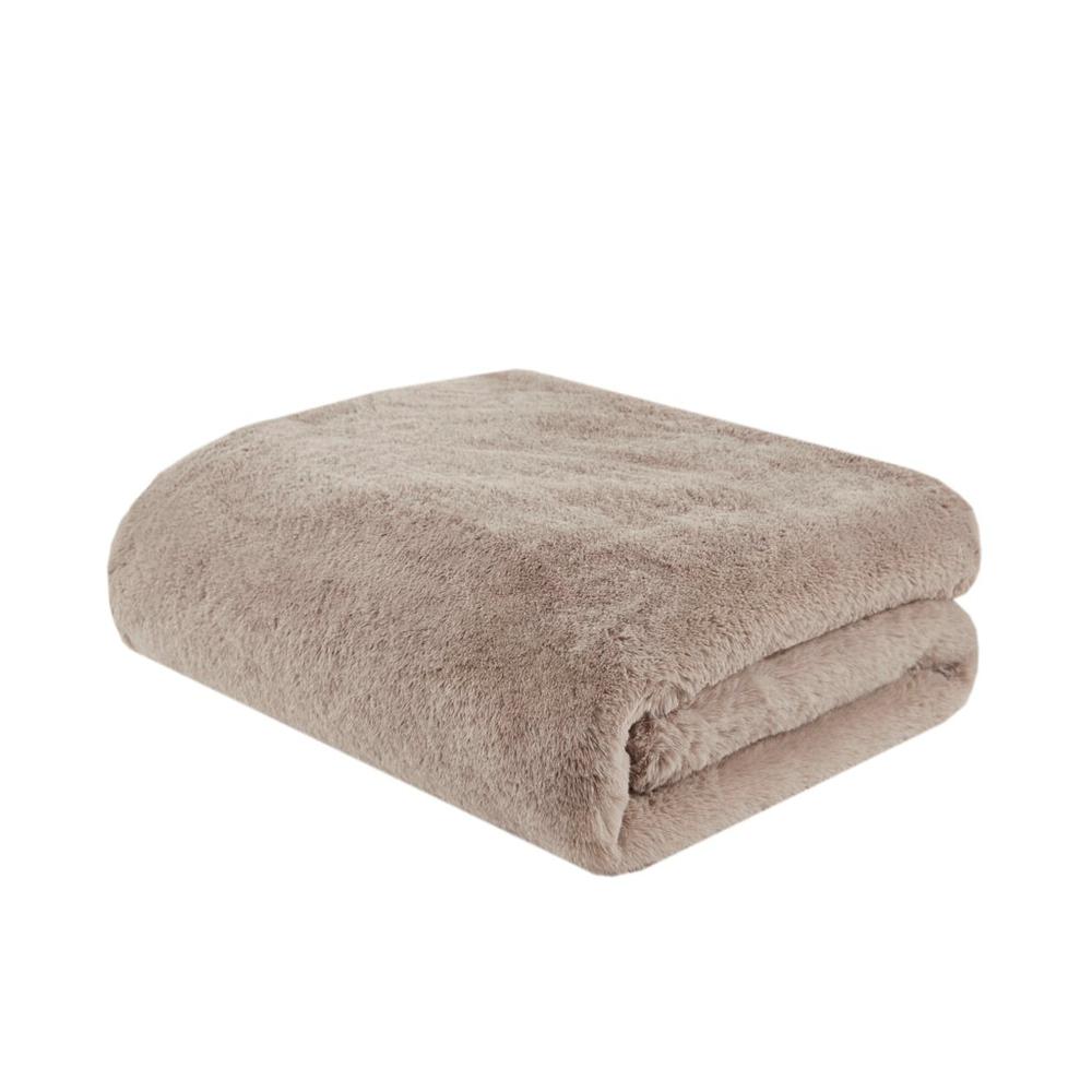 100% Polyester Solid Premium Faux Fur Throw MP50-8016