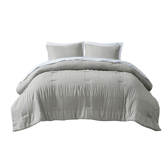 100% Polyester 7 Piece Comforter Set - Queen