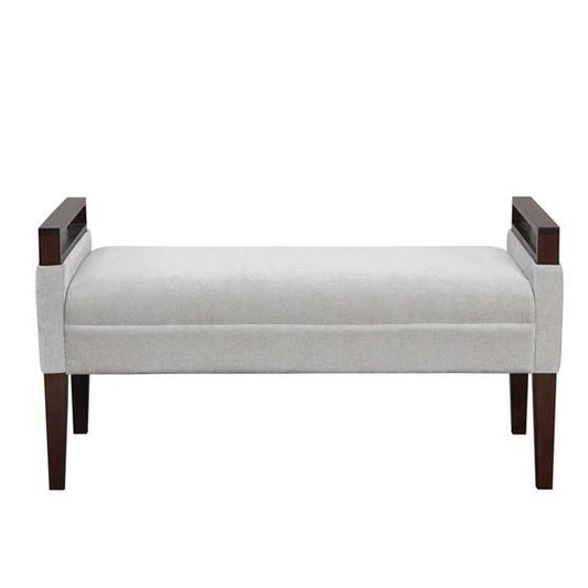 Sloane Accent Bench Light Grey 42"W x 18"D x 22"H