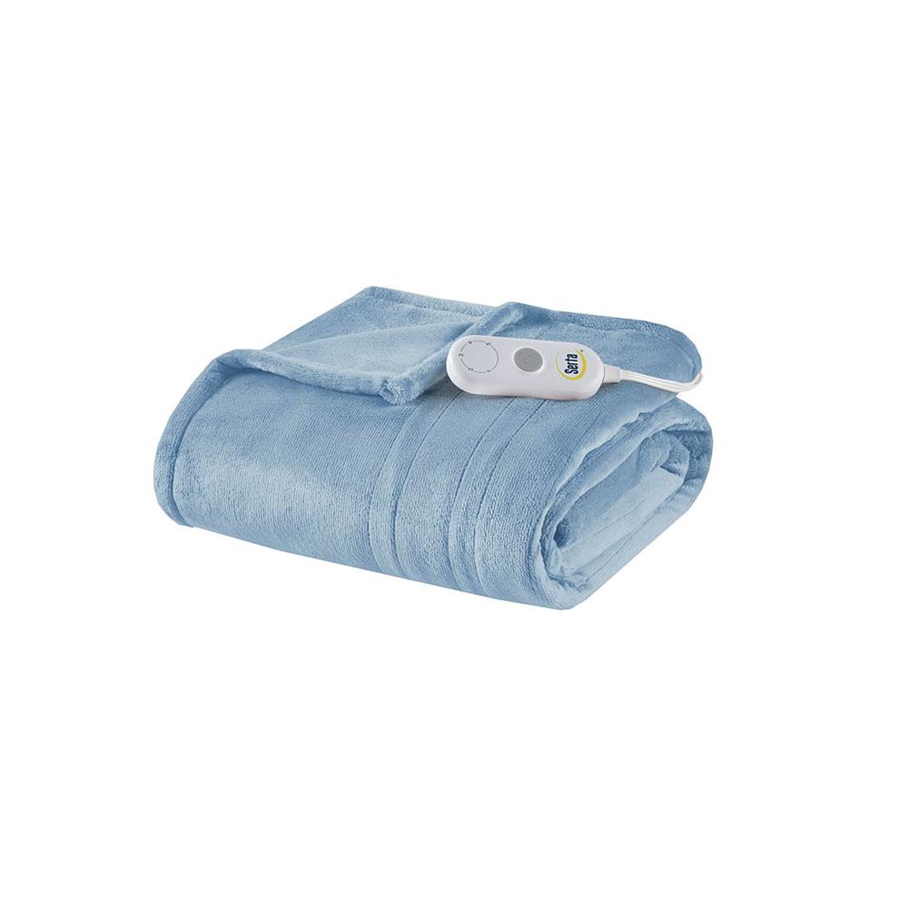 100% Polyester Microlight Heated Throw