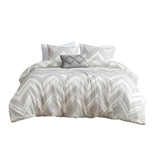 100% Cotton Clipped Jacquard Comforter Set UH10-2430