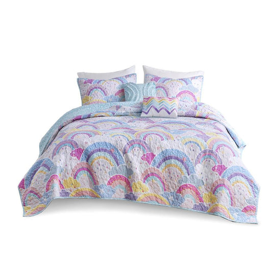 100%  Cotton Printed Coverlet Set, UHK13-0162