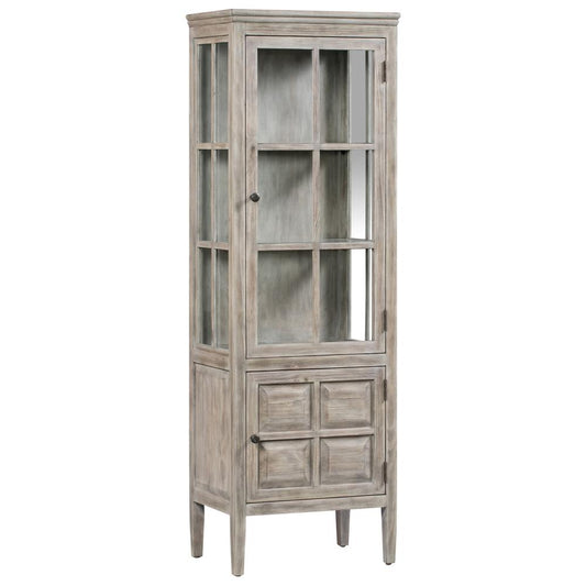 Crestview Collection CVFVR8001 Hawthorne Estate 2 Door Glass Curio Furniture