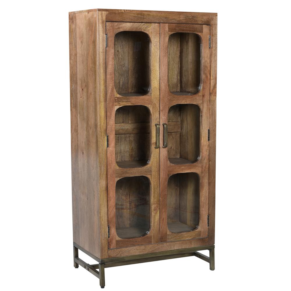 Crestview Collection Bengal Manor Mango Wood 2 Door Apollo Cabinet