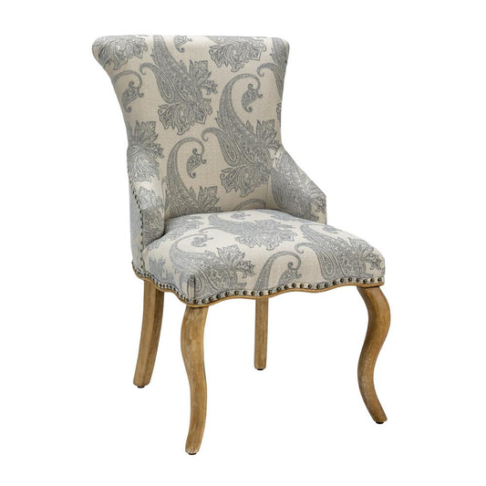 Crestview Collection Danielle Paisley Upholstered Accent Chair