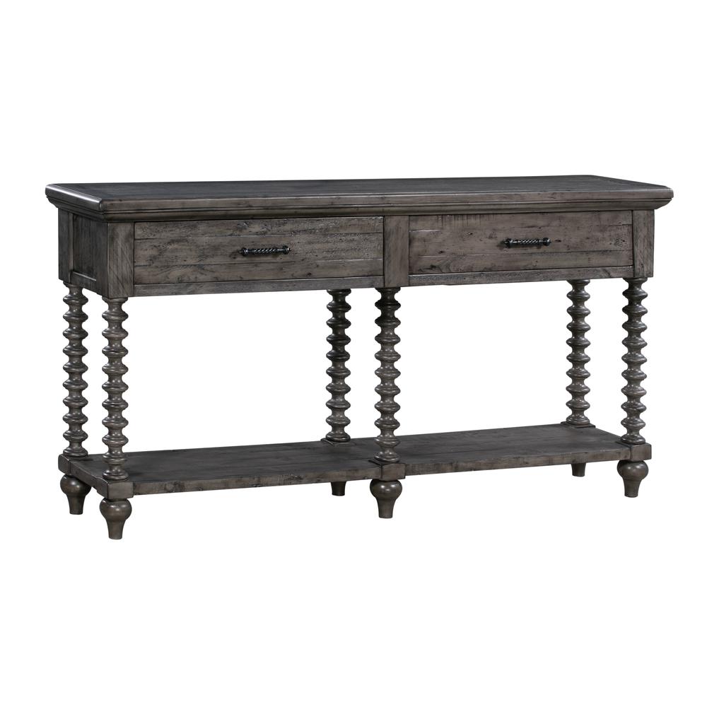 Crestview Collection Pembroke Plantation Turned Leg 2 Drawer Console Accessories