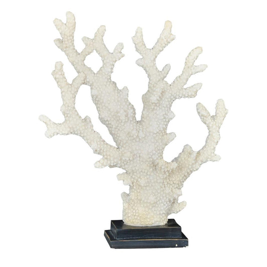 Crestview Collection CVDEP727 Natural Coral Statue Accessories, White