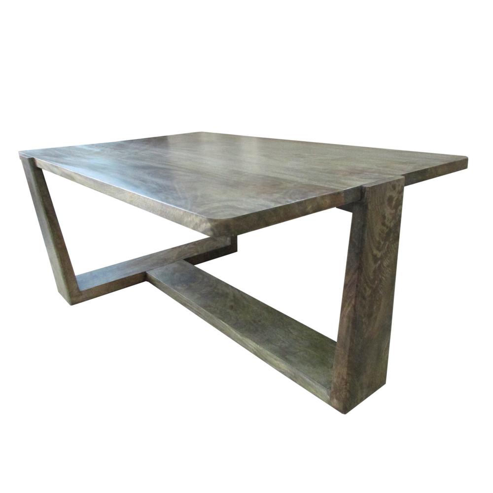 Crestview Collection Bengal Manor Mango Wood Tri-Leg Rectangle Cocktail Table