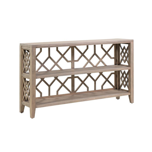 Crestview Collection Hawthorne Estate Dayton Finish Open Fretwork Console