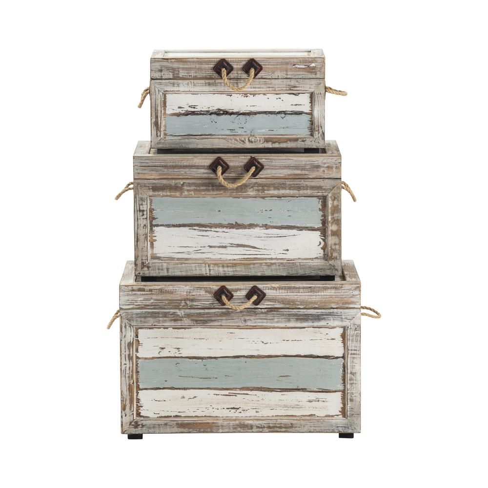 Crestview Collection Lenox White Circles Mirrored 2 Drawer Console Wood