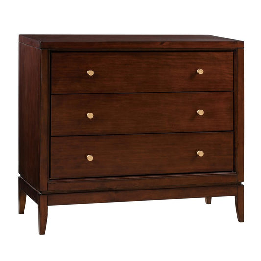 Crestview Collection Hawthorne Estate 3 Drawer Jacobean Finish Chest Accessories