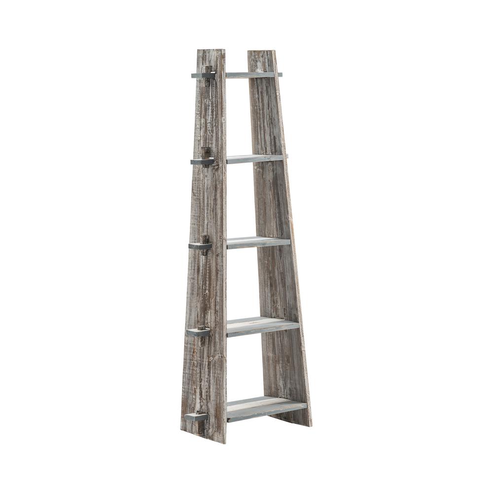 Nantucket Weathered Wood Etagere