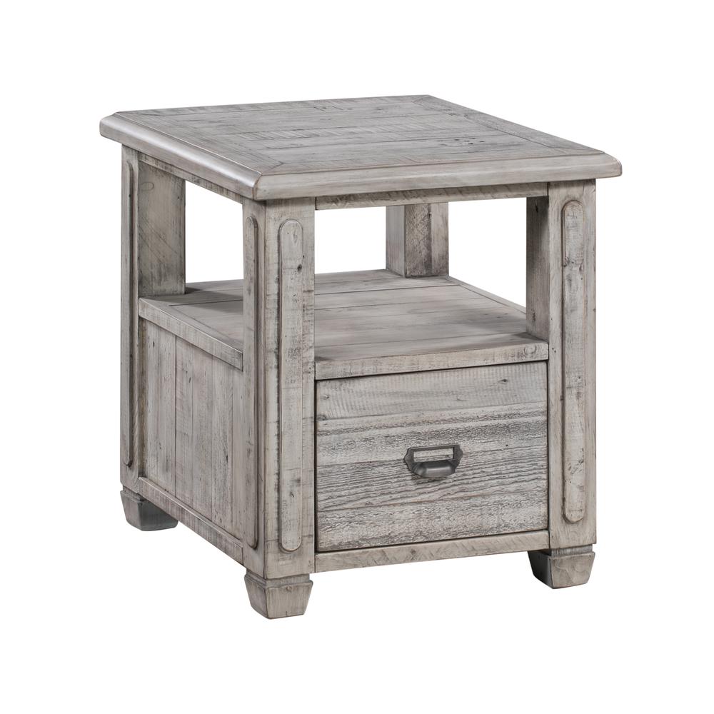 Crestview Collection Pembroke Plantation 1 Drawer Rectangle End Table