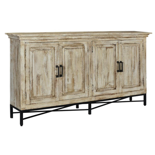 Crestview Collection Bengal Manor Mango Wood 4 Door Sideboard