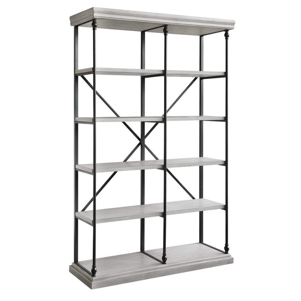 Crestview Collection CVFZR4547 Hanover White Bookshelf