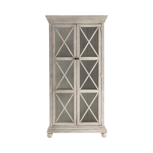 Crestview Collection Pembroke Plantation 2 Glass Door Tall Cabinet