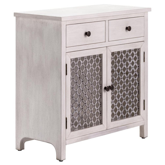 Macy Wood and Metal Cabinet