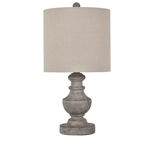 Crestview Collection 21.5"TH Brown Wash Resin Table Lamp Evolution Furniture