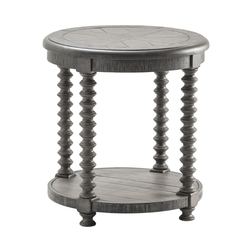 Crestview Collection Pembroke Plantation Turned Leg Round End Table