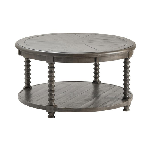 Crestview Collection Pembroke Plantation Turned Leg Round Cocktail Table