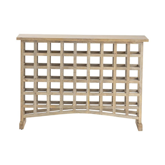 Prentice Lattice Work Console Table