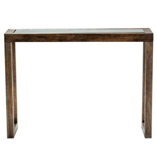 Crestview Collection Evolution Valmont Wood Console Table in Brown