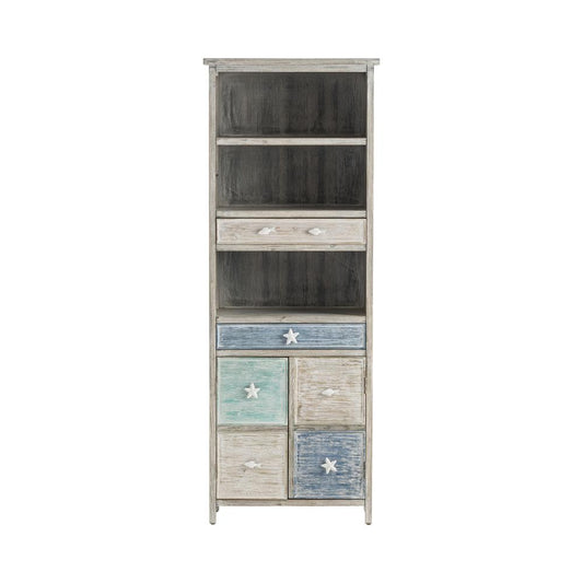 Crestview Collection Key West 2 Drawer 2 Door Storage Cabinet