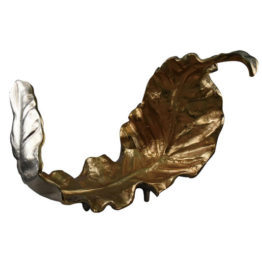 Willow Med. Two Toned Sculptural Leaf