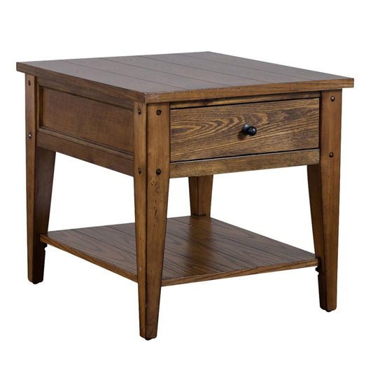 Lake House end table W23 x D27 x H23