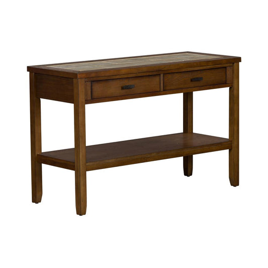 Mesa Valley Sofa Table, W47 x D18 x H30, Medium Brown