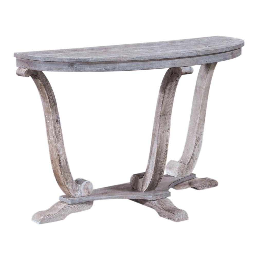 Greystone Mill Sofa Table, 48" x 18" x 30", Light Gray