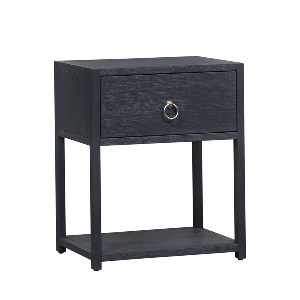 1 Shelf Accent Table, Midnight Blue