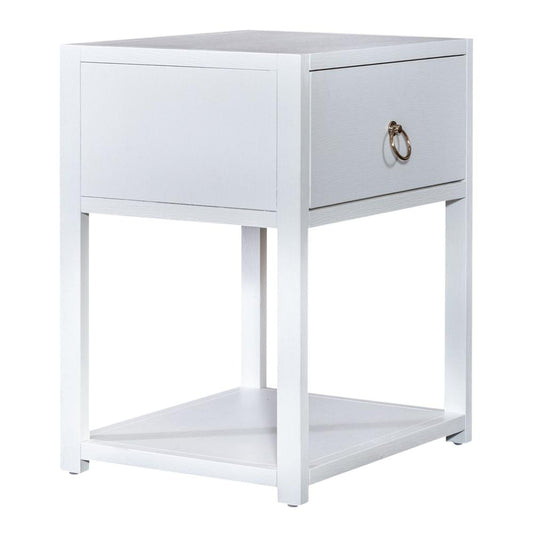 1 Drawer 1 Shelf Accent Table - 2030WH-AT2126