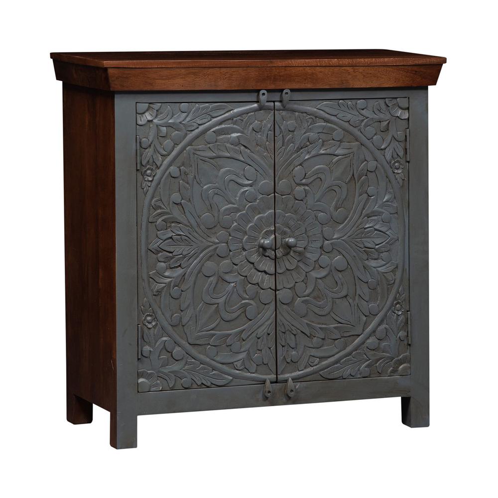 Sahana 2 Door Accent Cabinet, W34 x D16 x H35, Multi