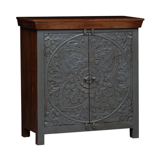 Sahana 2 Door Accent Cabinet, W34 x D16 x H35, Multi