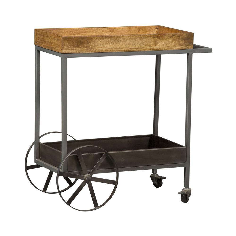 Raven Accent Bar Trolley, Nutmeg