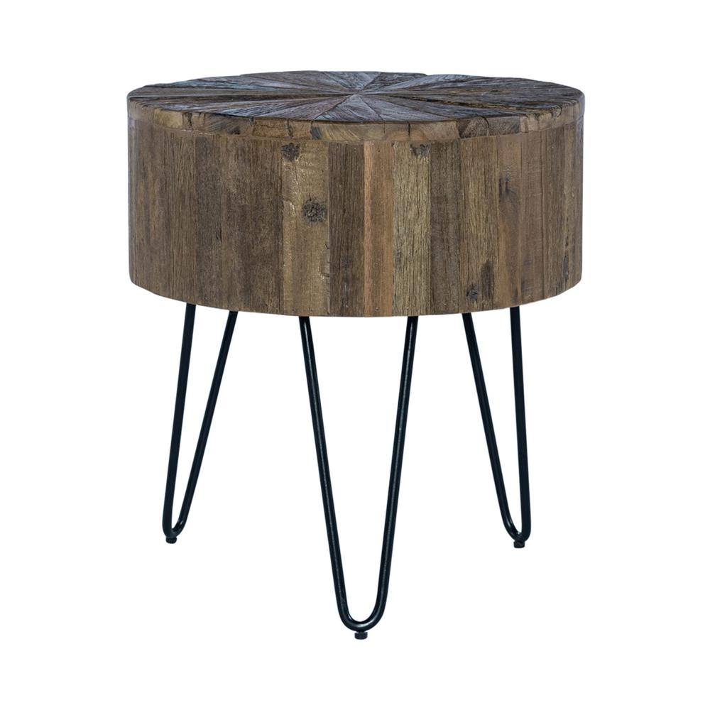 Canyon Accent End Table, Brown