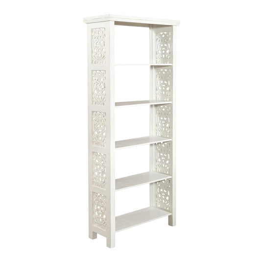 Trellis Lane Accent Bookcase, White