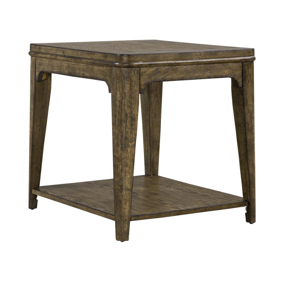 Rectangular End Table Urban Brown