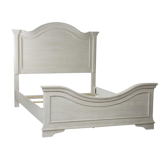 King Panel Headboard Transitional White